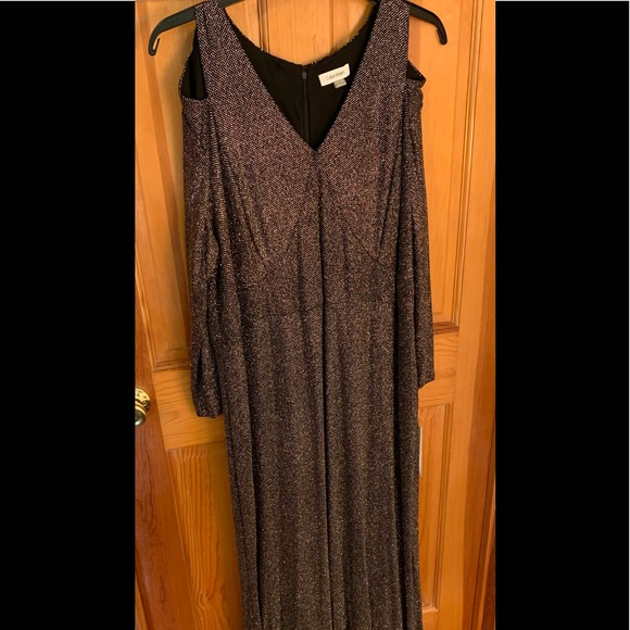 24W NWT Calvin Klein floor length dress